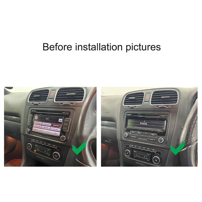 Volkswagen VW Golf 6 Android GPS Navigation Radio with built-in Carplay