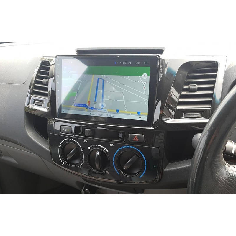Manual Android GPS Navigation Radio with Carplay for Toyota Hilux 2006 to 2010