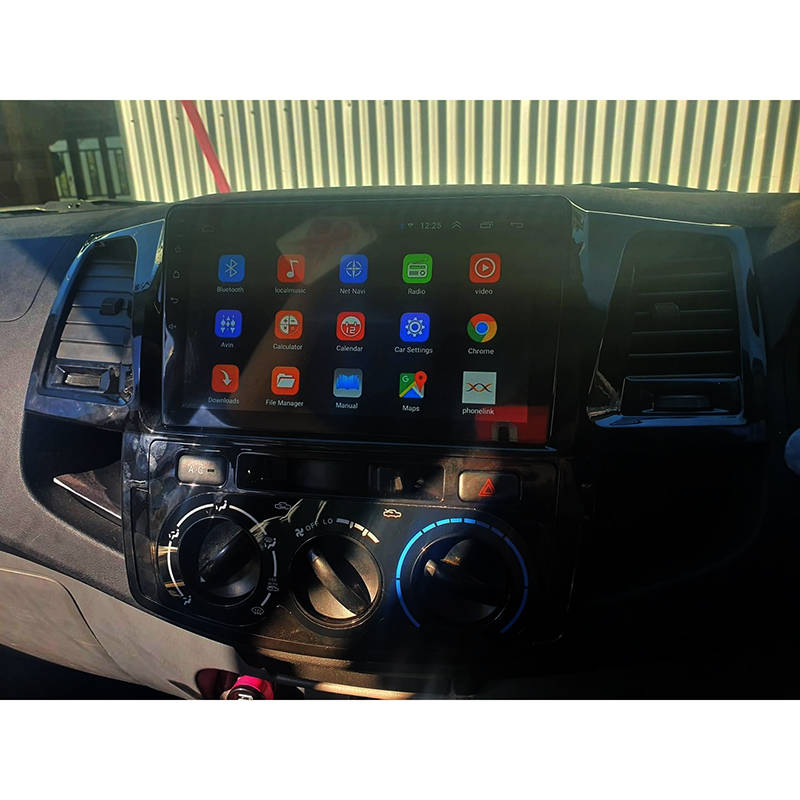Manual Android GPS Navigation Radio with Carplay for Toyota Hilux 2006 to 2010