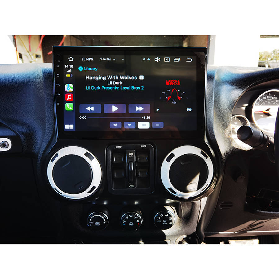 Jeep Wrangler 2011 - 2018 Android 2gb + 64gb Navigation Radio With Carplay