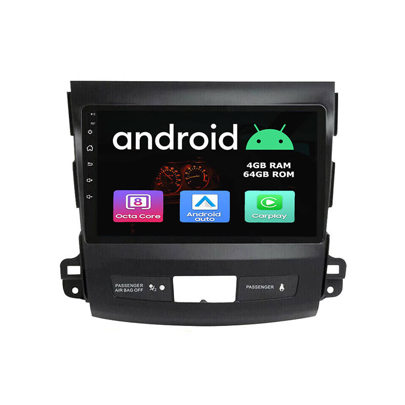 Mitsubishi Outlander 2007 - 2013 GPS Navigation Bluetooth Radio Unit With Carplay