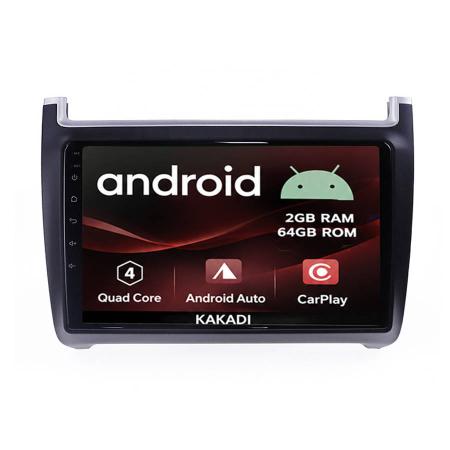 Volkswagen VW Polo 6 2010 - 2014 Android 2gb + 64gb Navigation Radio With Carplay