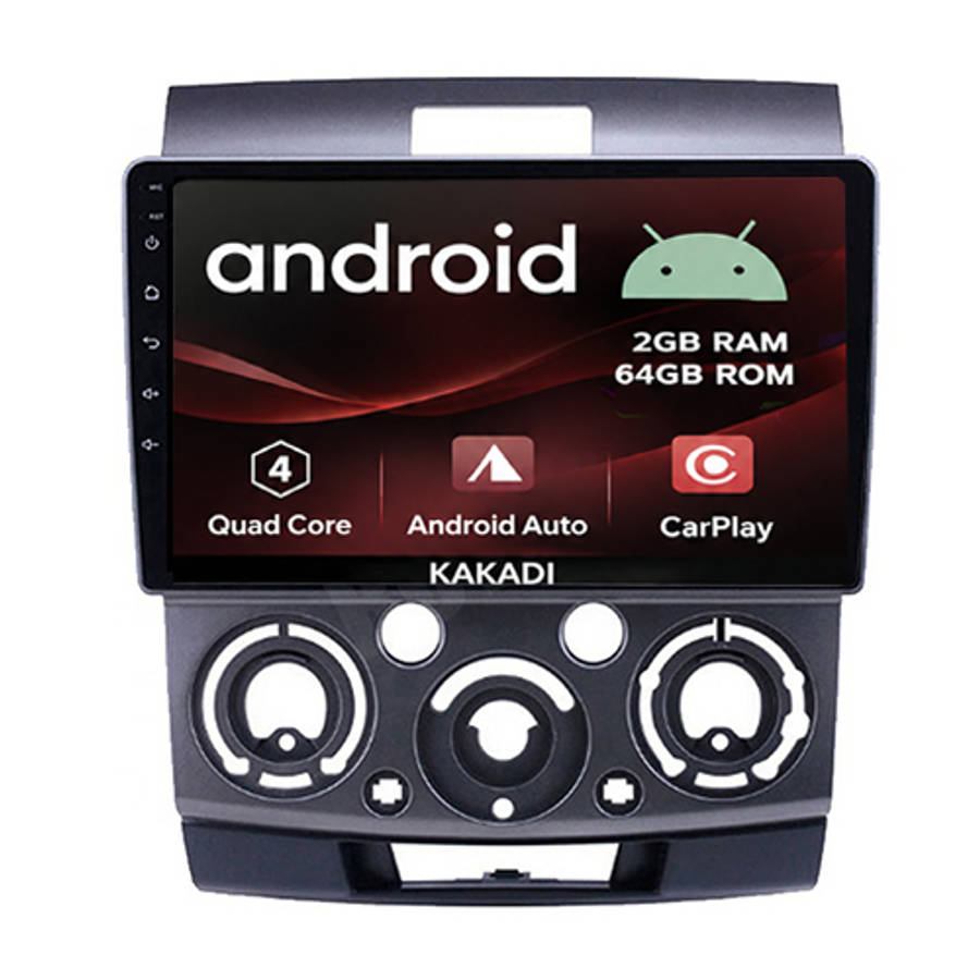 Mazda BT50 and Ford Ranger 2007 - 2011 Android 2gb + 64gb Navigation Radio with Carplay