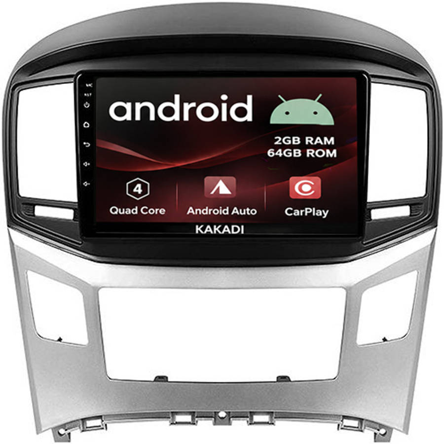 Hyundai  H1 2015 - 2021 Android 2gb + 64gb Navigation Bluetooth Radio With Carplay