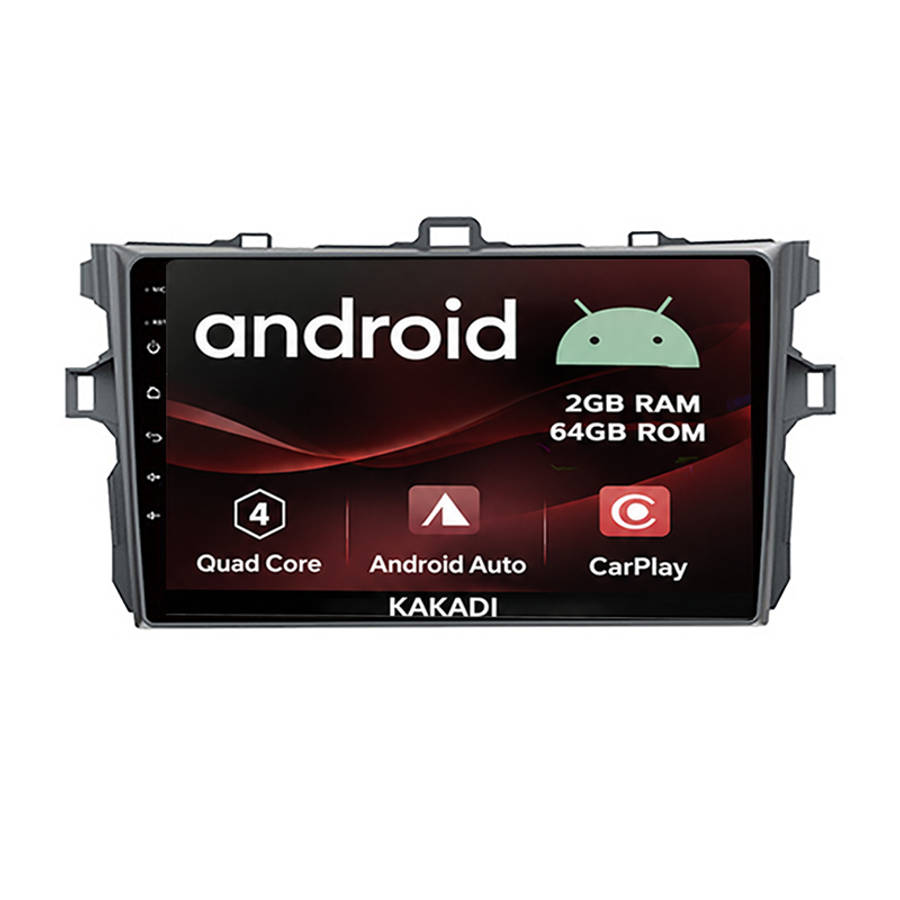 Toyota Corolla 2007 - 2019 Android 2gb + 64gb Navigation With Carplay