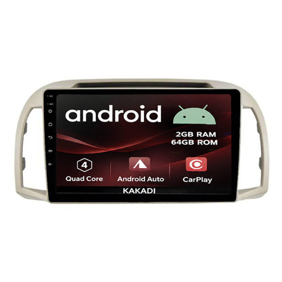 Nissan Micra 2002 - 2010 Android 2gb + 64gb Navigation Radio With Carplay