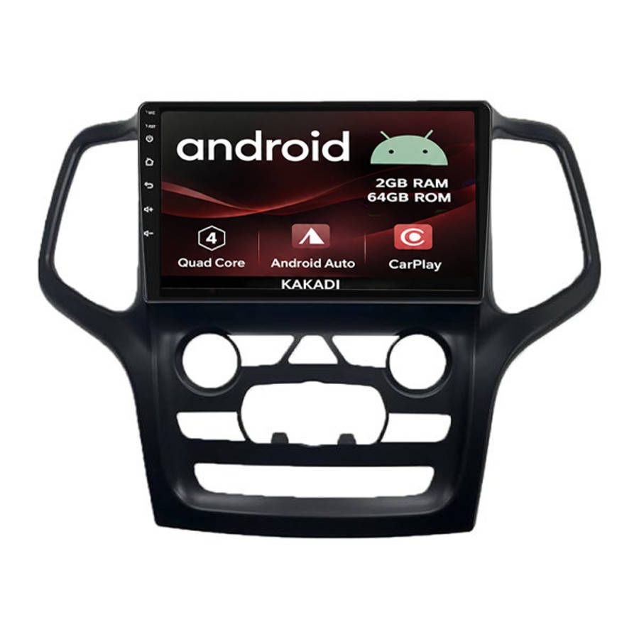 Jeep Grand Cherokee 2014 - 2022 Android 2gb + 64gb Navigation Radio With Carplay