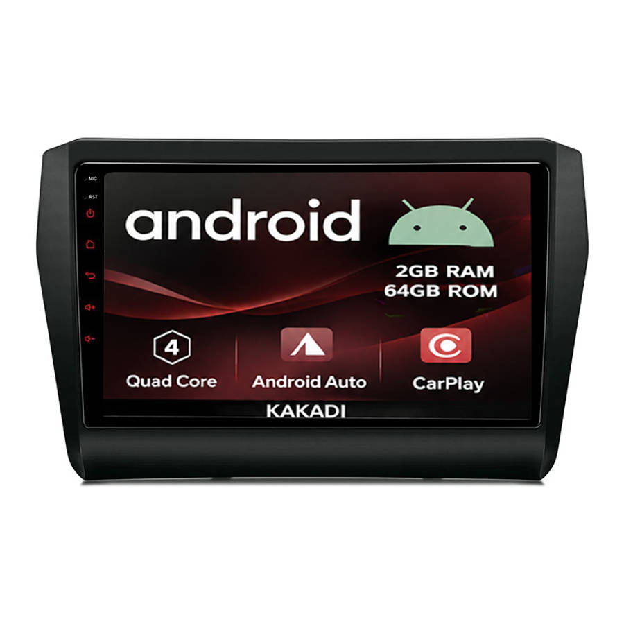 Suzuki Swift 2018 - 2025 GPS Android 2gb + 64gb Navigation Radio With Carplay