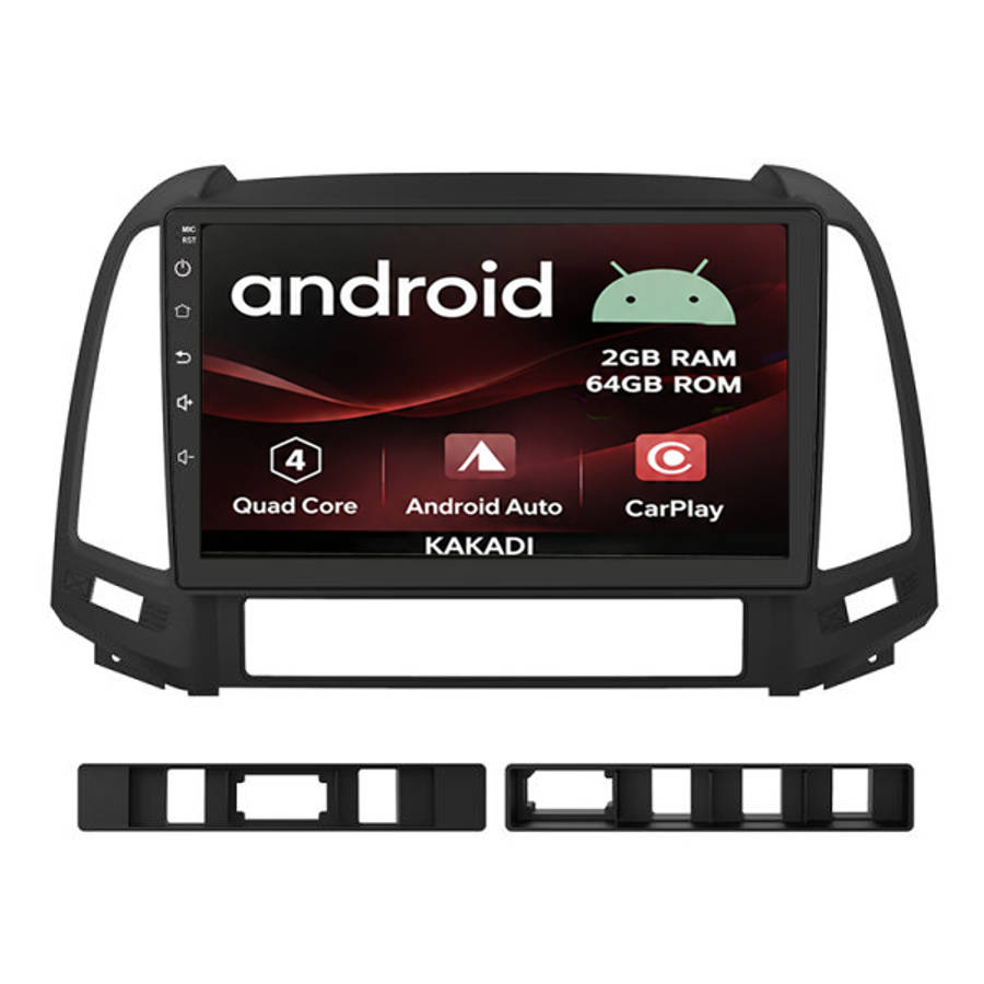 Hyundai  Santa fe 2006 - 2012 Android 2gb +64gb Navigation Radio With Carplay