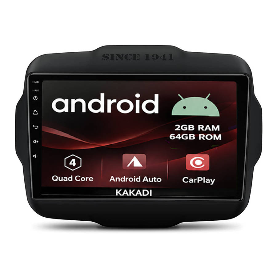 Jeep Renegade 2015 - 2020 Android 2gb + 64gb Navigation Radio With Carplay