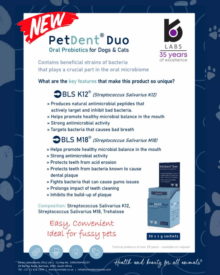 PetDent Duo Oral Probiotics 30x1g Sachets