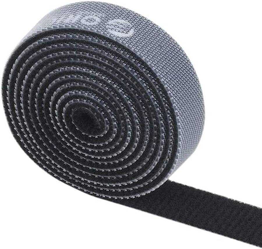 Orico Hook and Loop Cable Tie, 1 Meter Size, Black