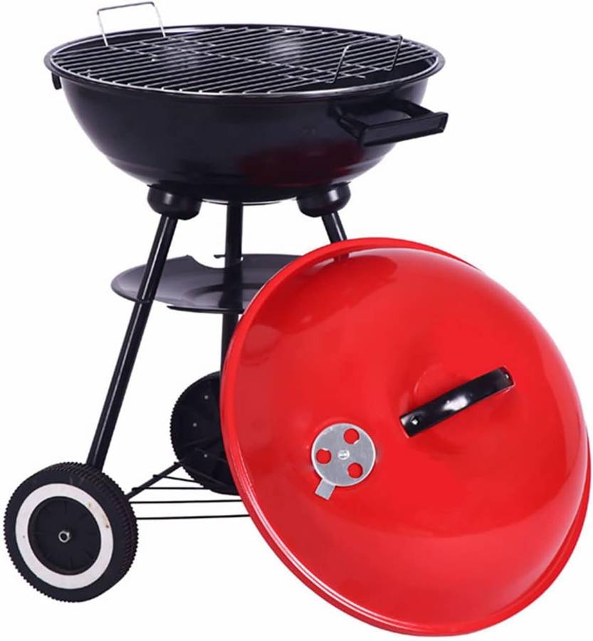 BBQ Braai Stand  Outdoor Round Portable Charcoal Grill