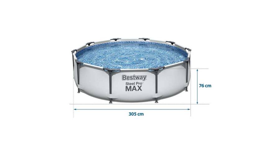 Steel Pro MAX 3.05m x 76cm Pool Set