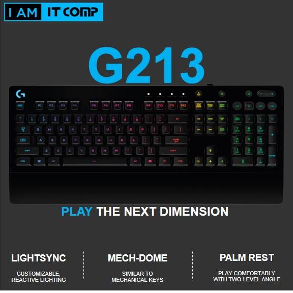 Logitech G213 Prodigy Gaming Keyboard