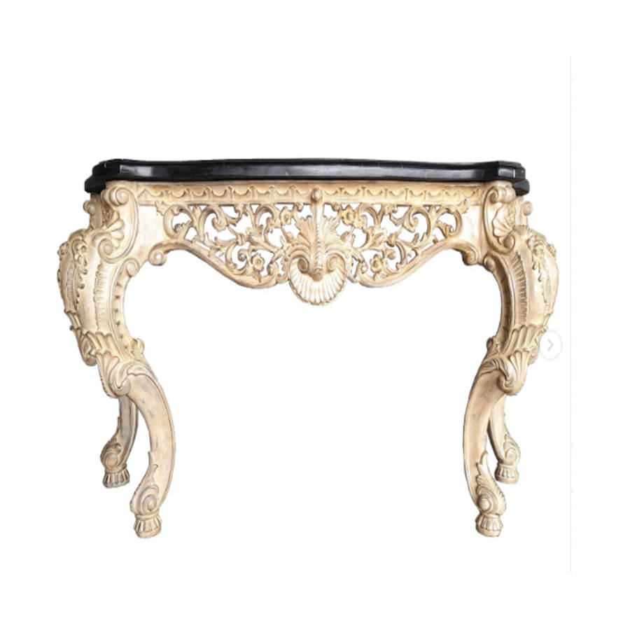 Heavily Carved Console