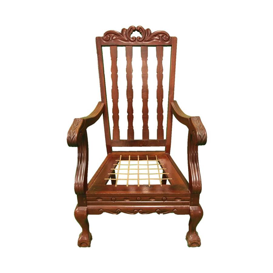 High Back Ball & Claw Arm Chairs