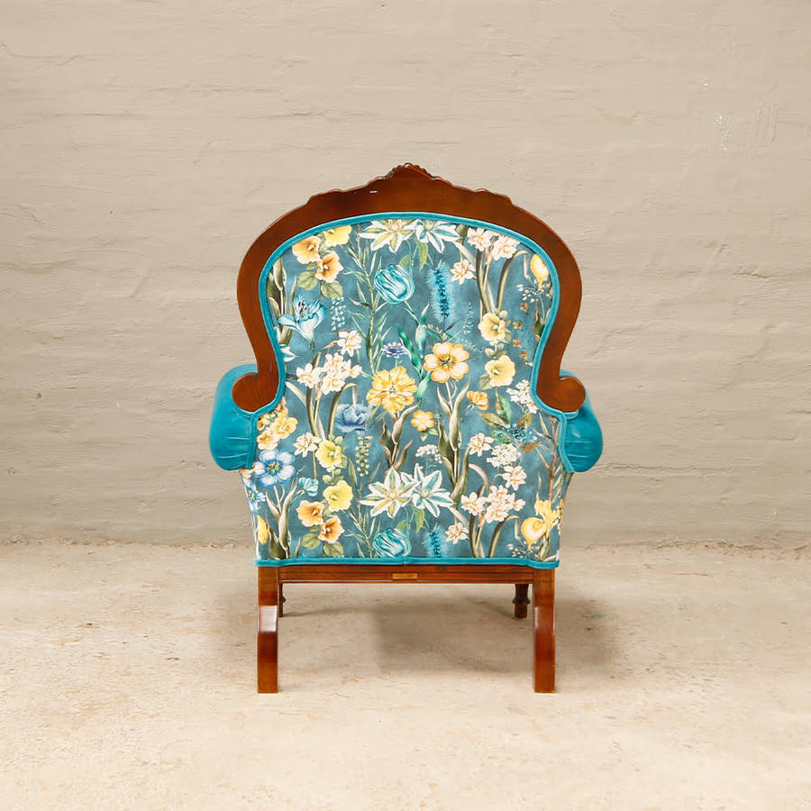 Victorian carved Armchairs