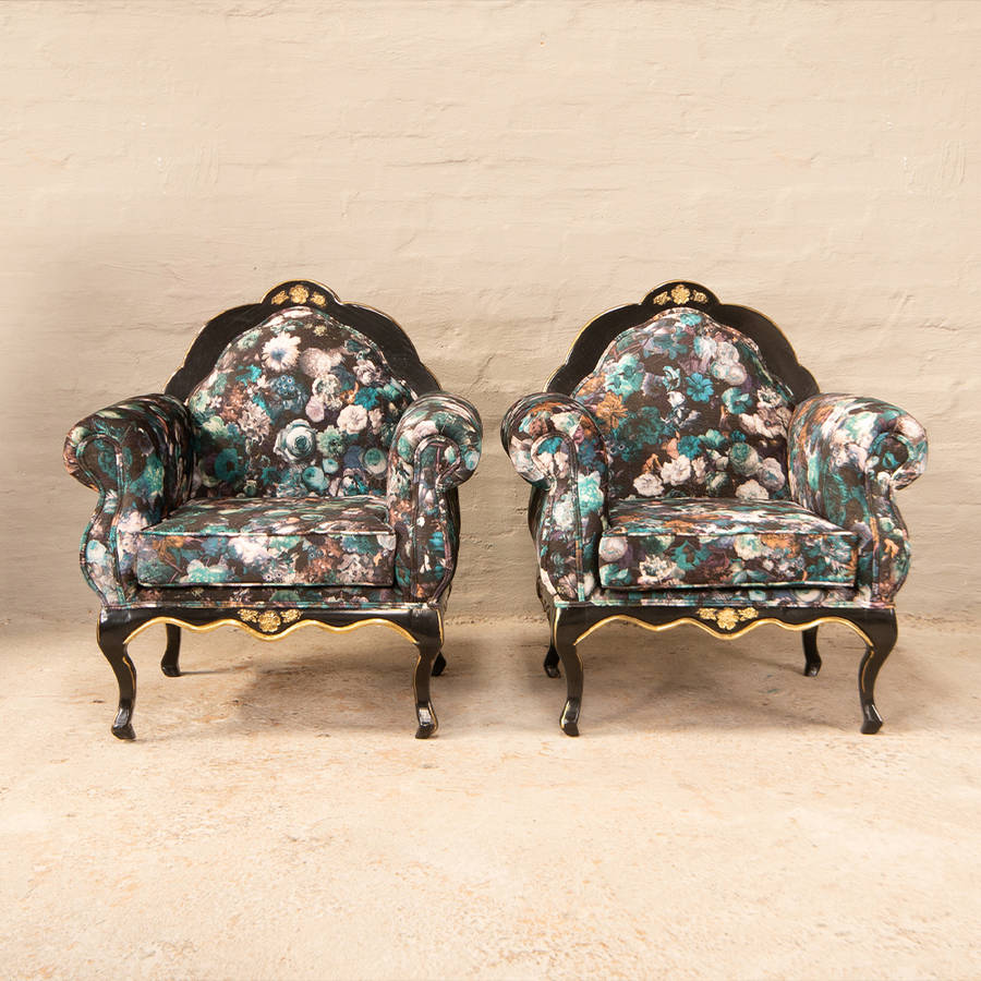 Queen Anne style Armchairs