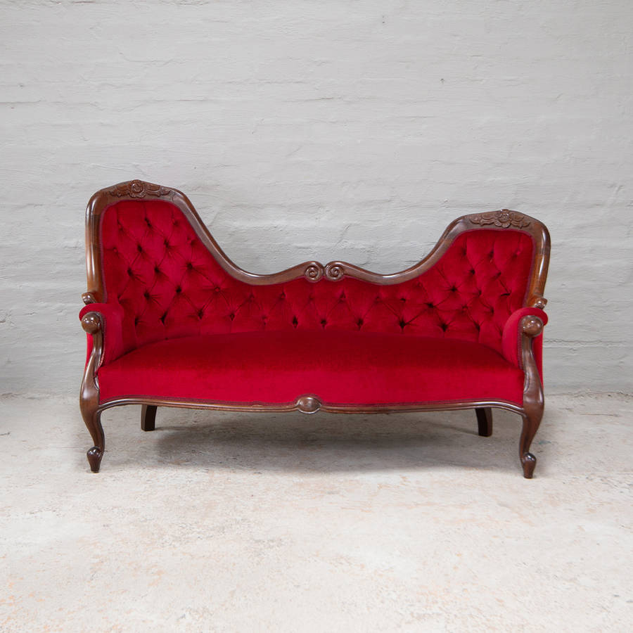 Victorian style Carved Chaise Longue