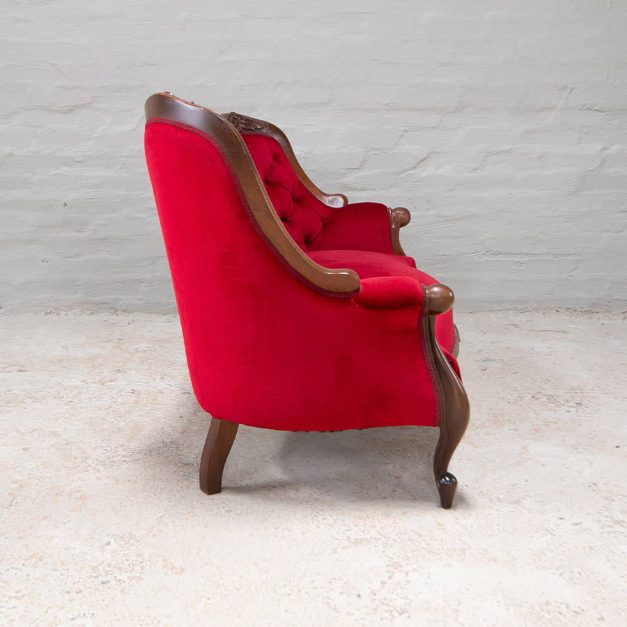 Victorian style Carved Chaise Longue