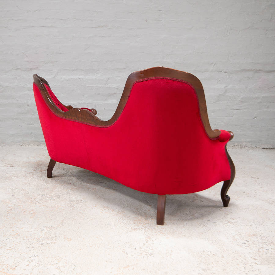 Victorian style Carved Chaise Longue