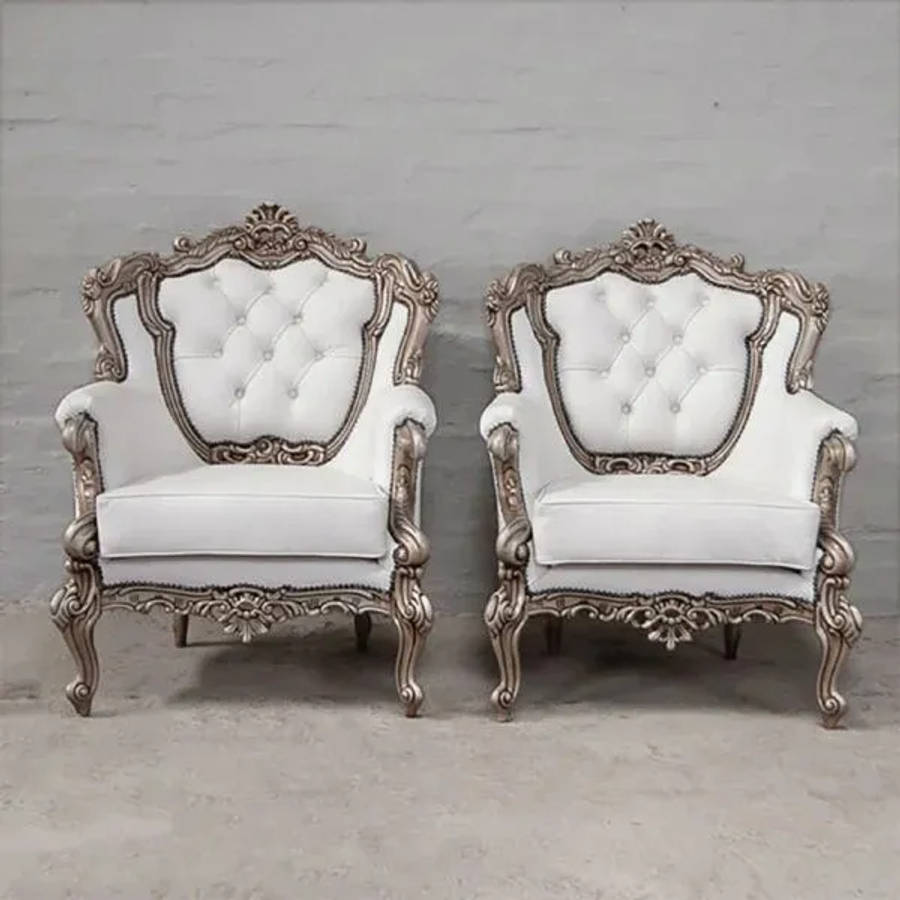 Italian Leather Armchairs