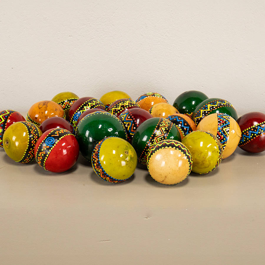 Decorative Balls and Bowl