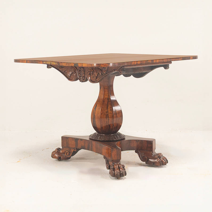 William VI Rosewood Tea Table