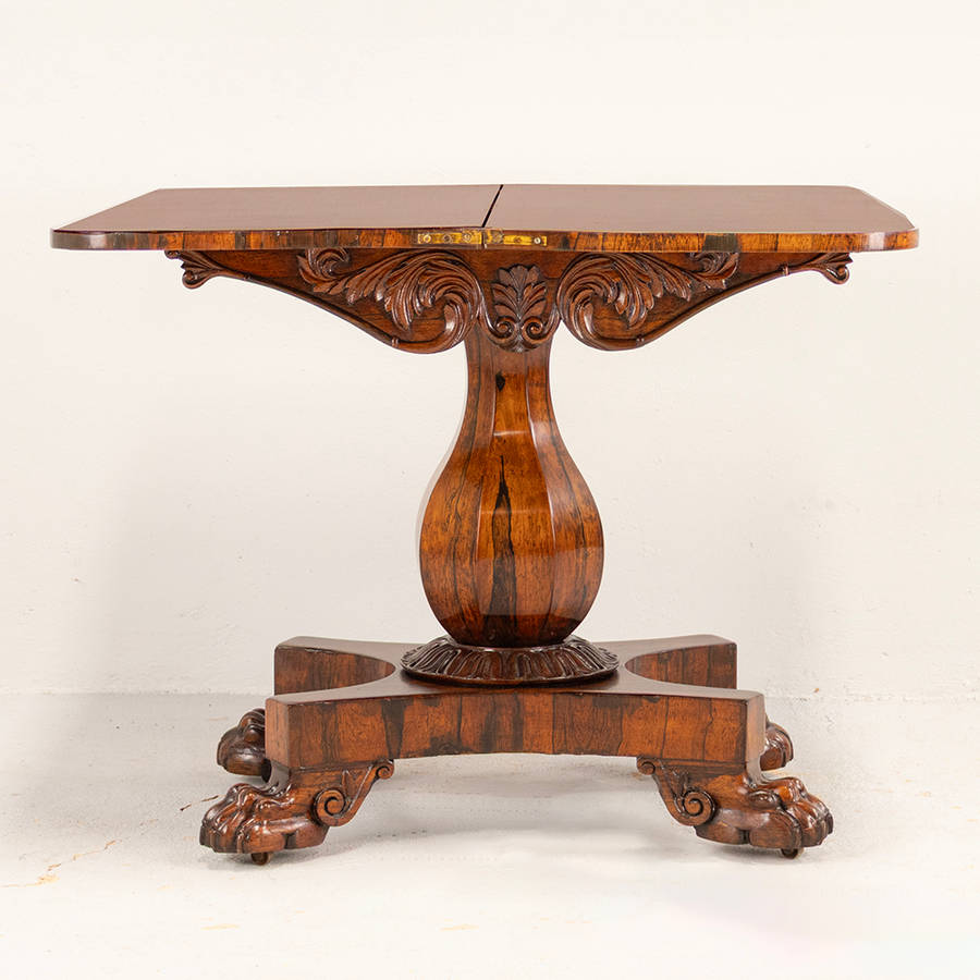William VI Rosewood Tea Table