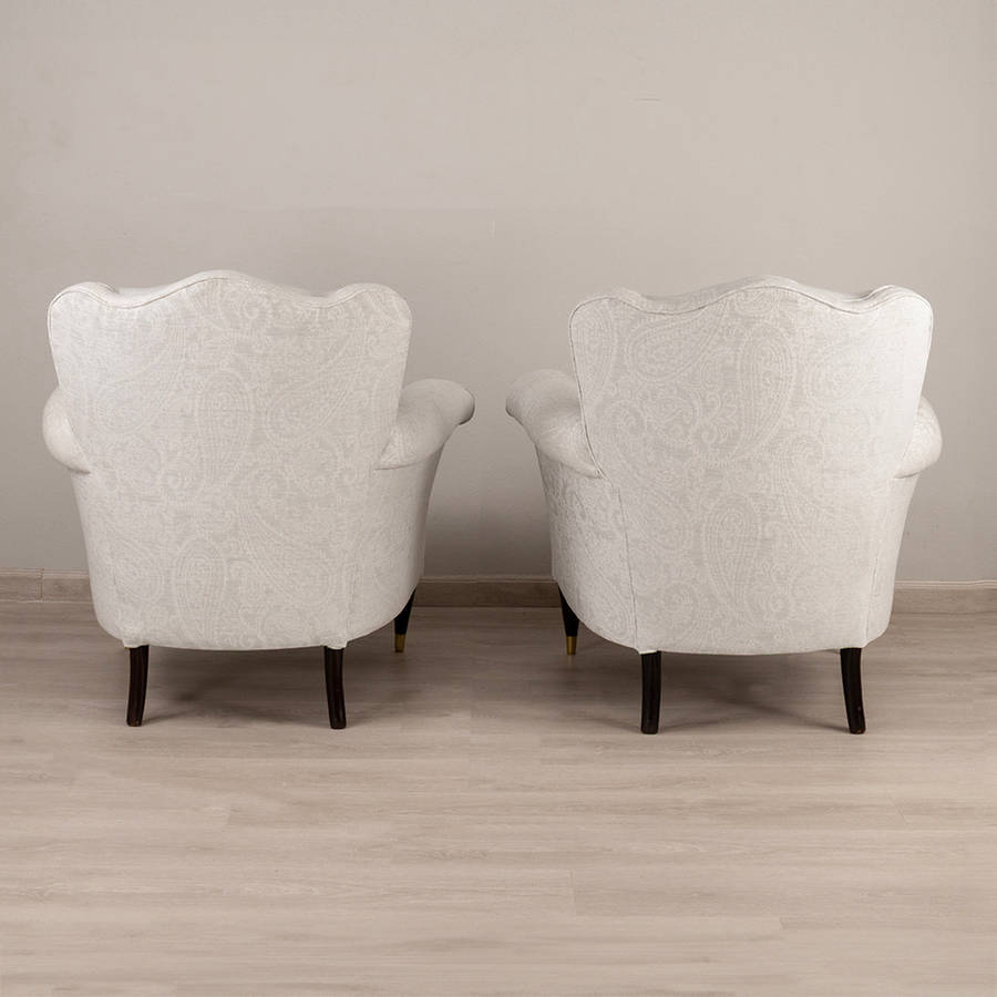 Victorian Armchairs Paisley