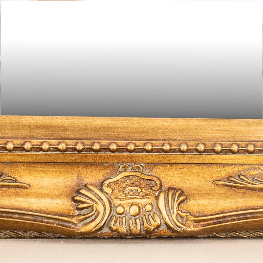 Carved Gold Frame Mirror