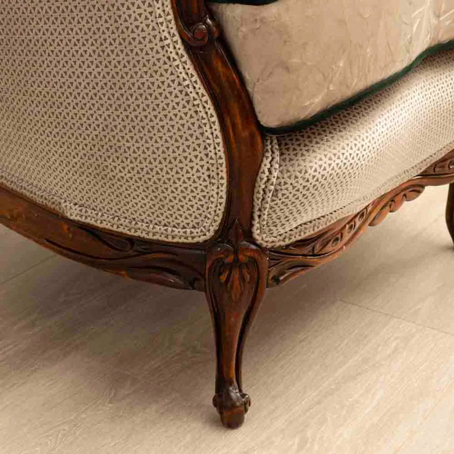 Italian Carved Arm Chairs