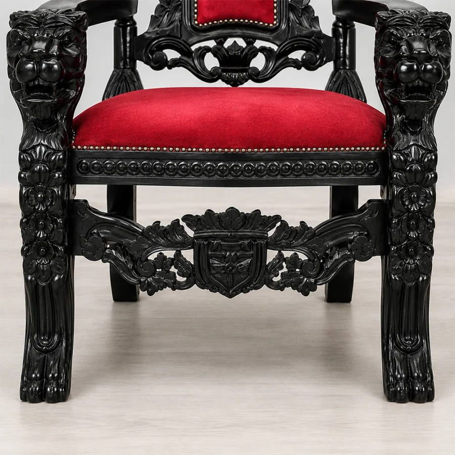 Lion Head Throne Chairs