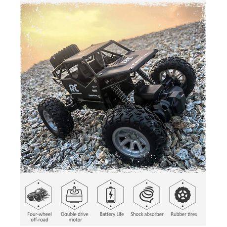 4WD RC Rock Crawler Car Rechargeable Monster Toy Off Road Car