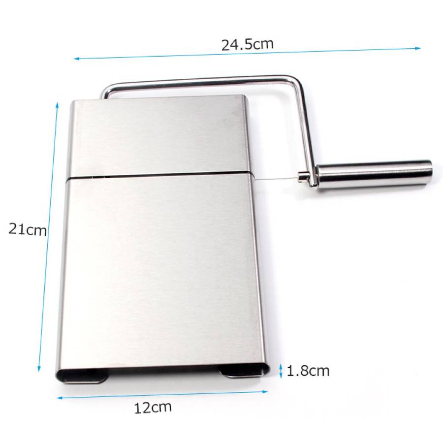 Multifunctional Stainless Steel Cheese Slicer - 21x12x24.5cm