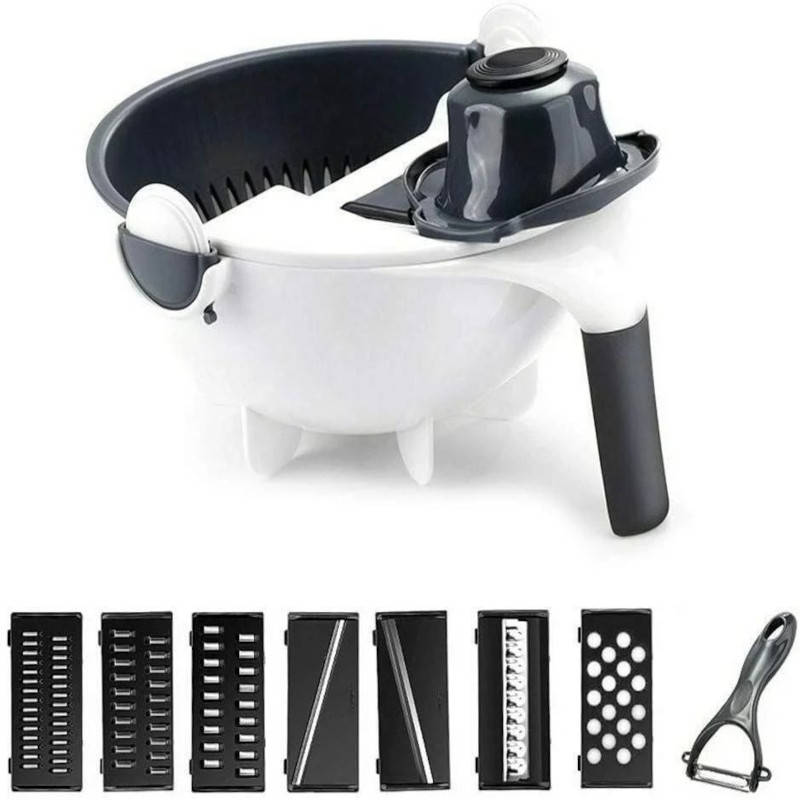 Multi-function Vegetable Cutter Rinser &amp; Pasta Draining Basket