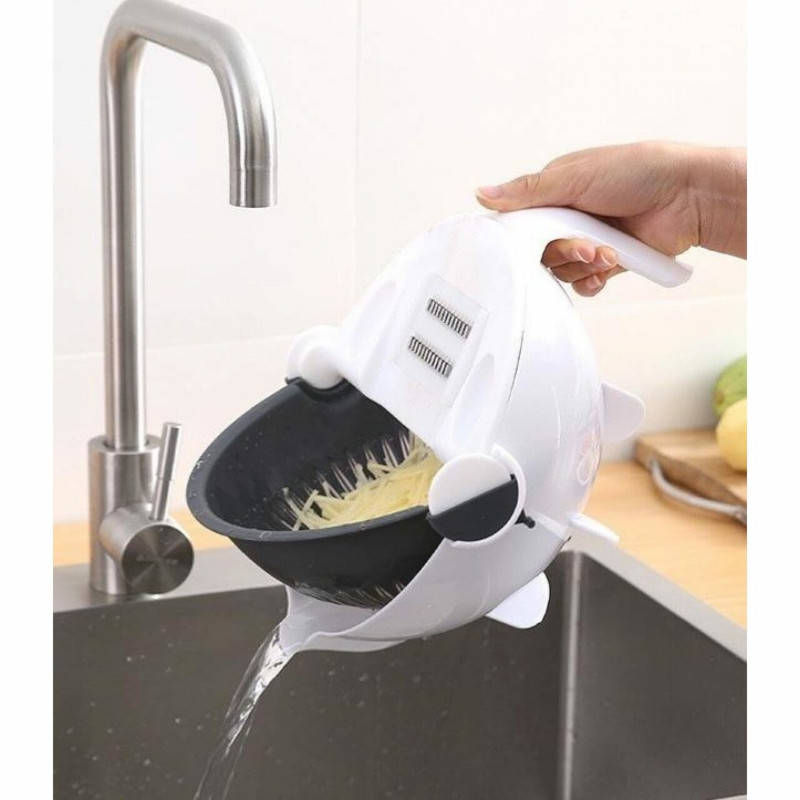Multi-function Vegetable Cutter Rinser &amp; Pasta Draining Basket
