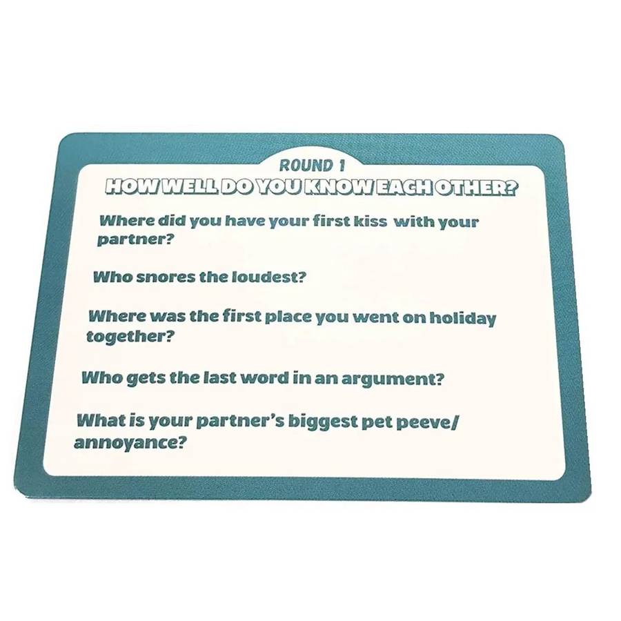 The Couples Quiz Game UK Edition