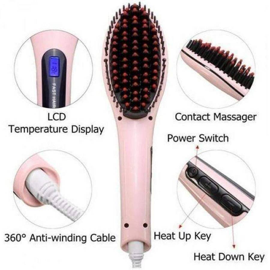 FAST Electric Hair Straightening Brush