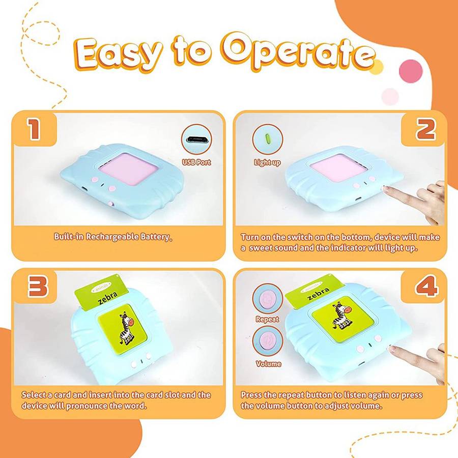 Cards Early Education Device Flash Cards Learning Toys