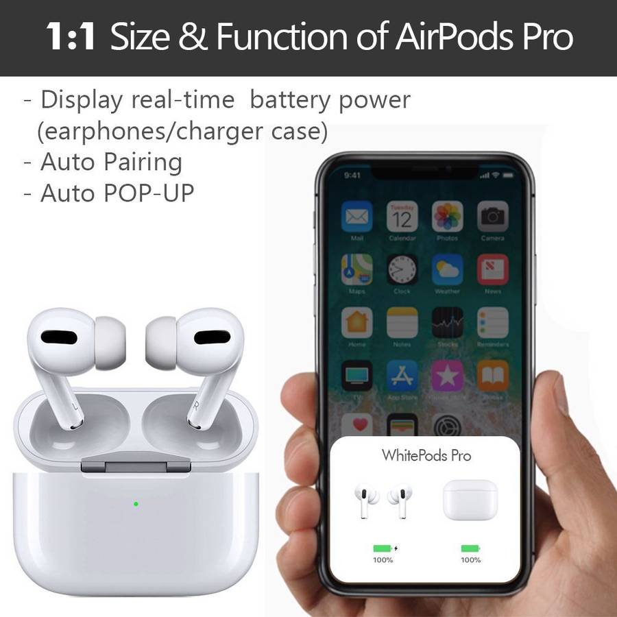 LifePods Pro 5.0 - Premium Wireless Earbuds- Wireless Charging