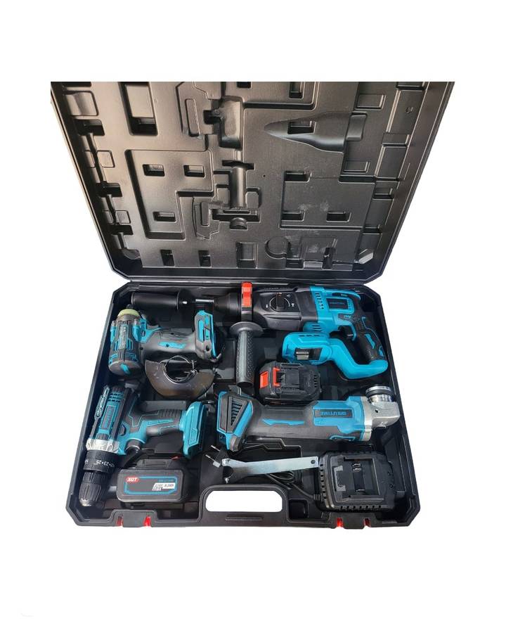 4 in 1 Cordless Power Tool Set. Two Lithium Battery Included