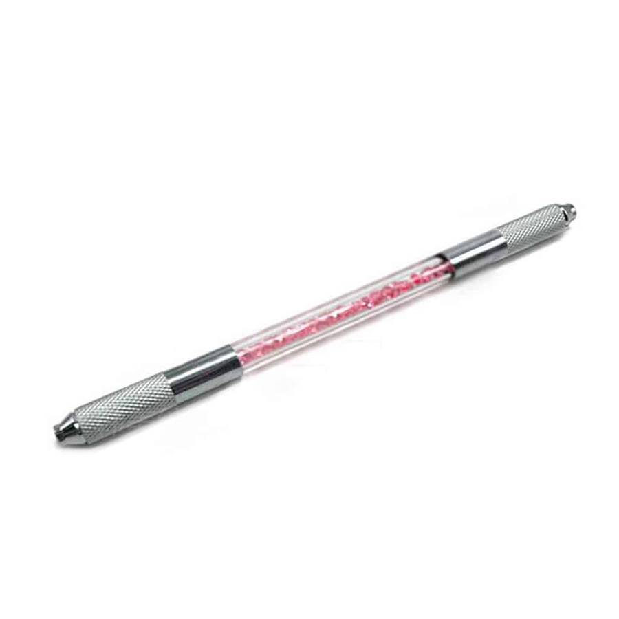 Dual-Head Acrylic Diamond Microblading Pen - white