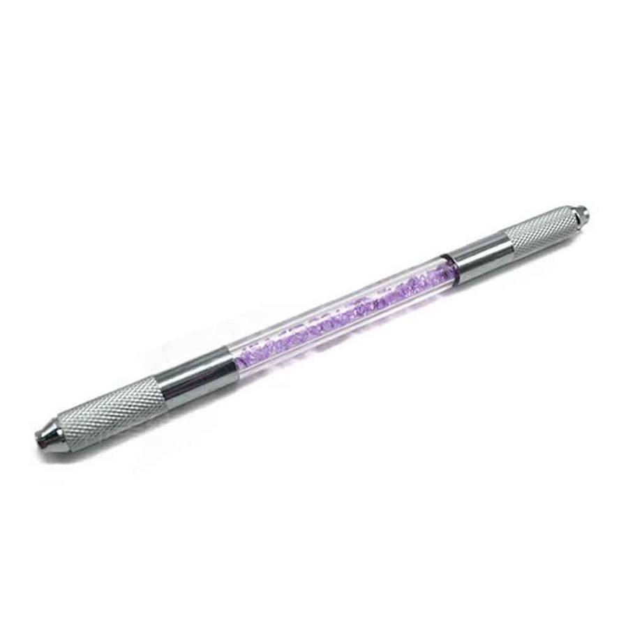 Dual-Head Acrylic Diamond Microblading Pen - white