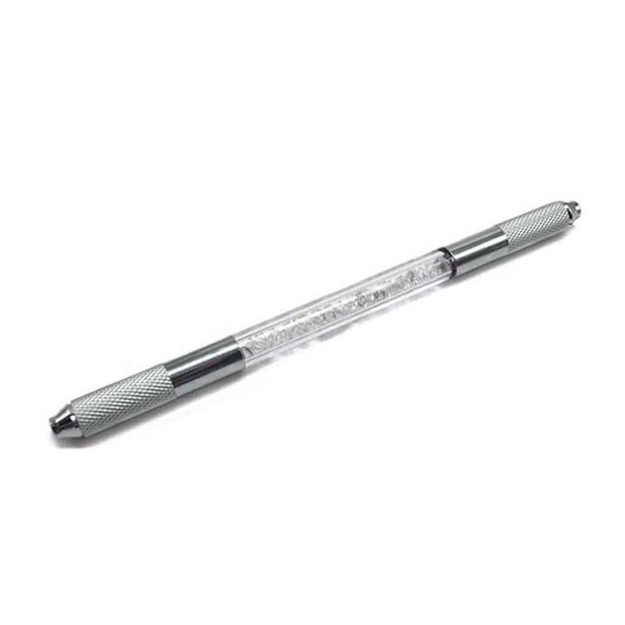 Dual-Head Acrylic Diamond Microblading Pen - white
