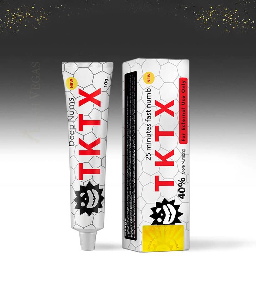 TKTX Topical Anaesthetic Numbing Cream 10g - red