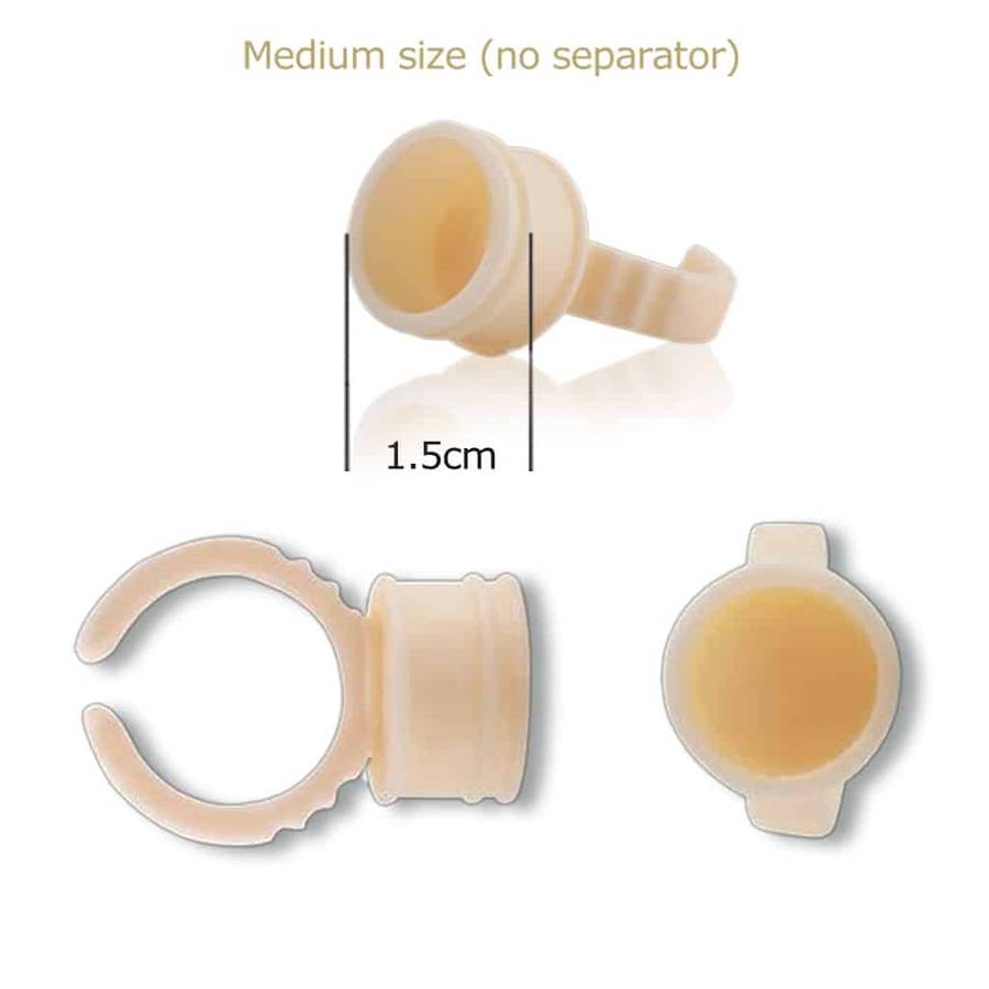Silicone Pigment Ring Cups (100 pcs) - 15mm