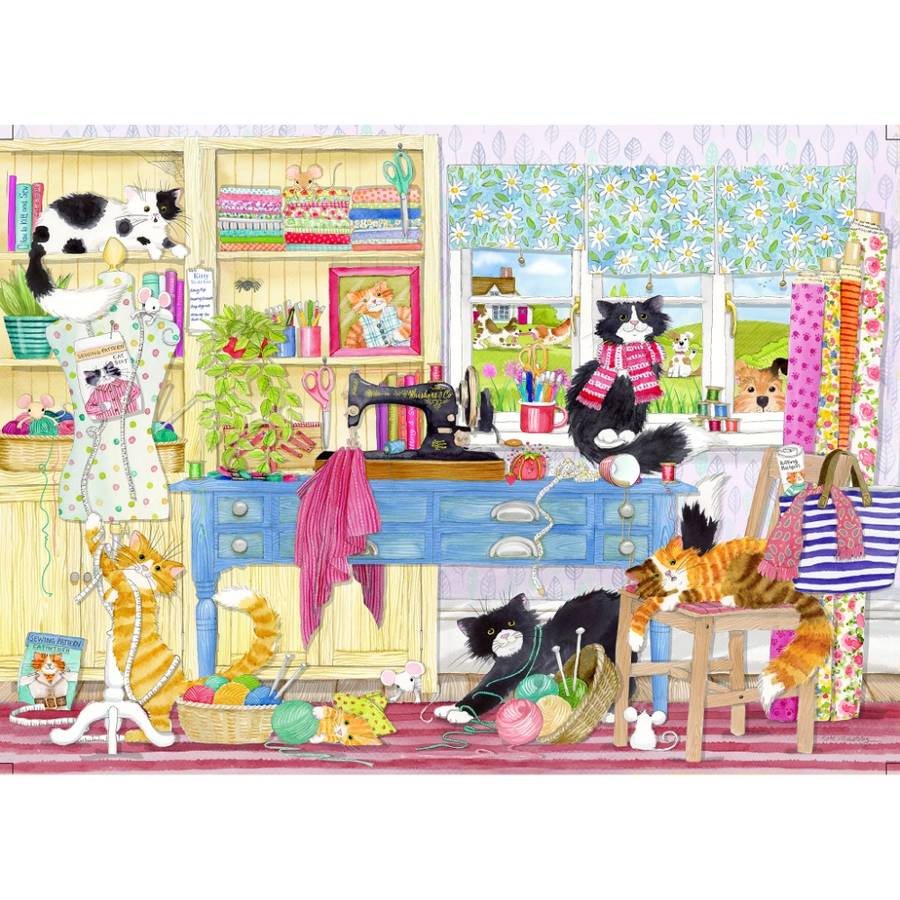 Gibsons - Catastrophe Cottage - 4 x 500 Piece Jigsaw Puzzles