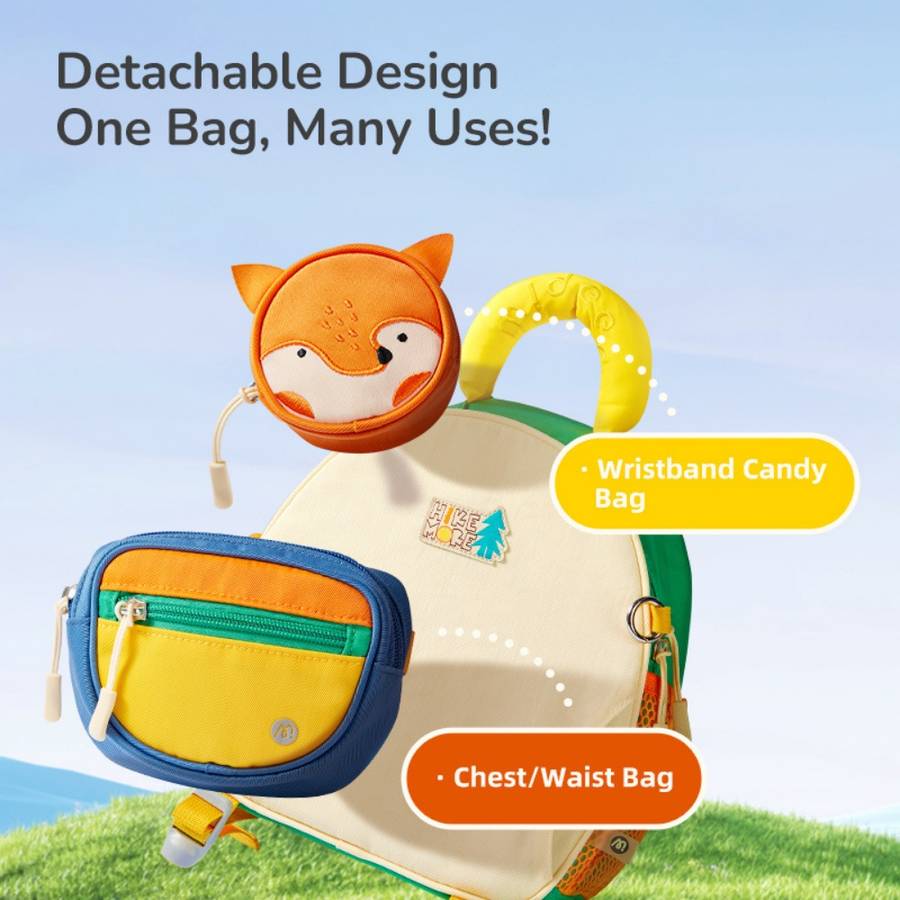 Mideer - Kids Outing Backpack with Safety Features - Orange